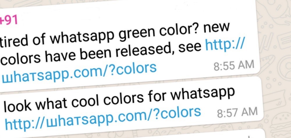 Whatsapp Colur Change Malware